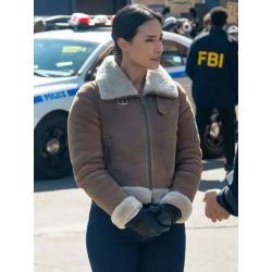 FBI S07 Dani Rhodes Brown Suede Leather Jacket